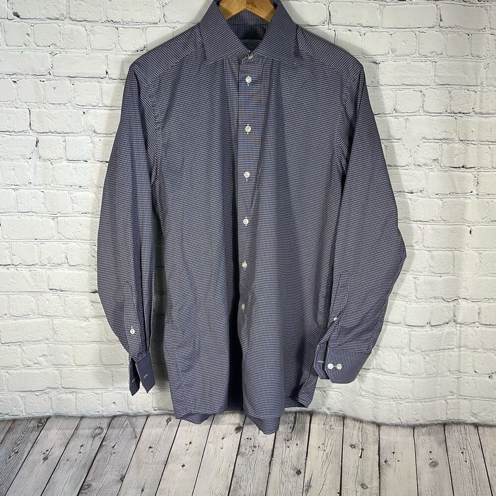 ETON‎ Shirt Mens Contemporary Button Up Long Sleeve Cotton 39 16.5